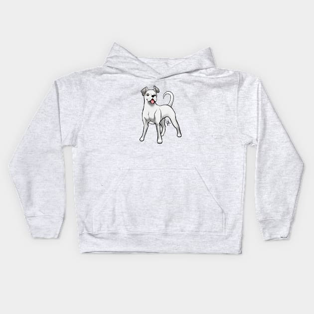 Dog - Boxer - Natural White Kids Hoodie by Jen's Dogs Custom Gifts and Designs